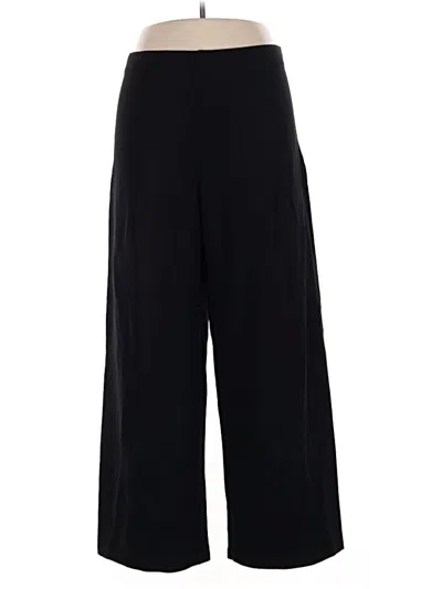 Eileen Fisher Wool Pants In Black
