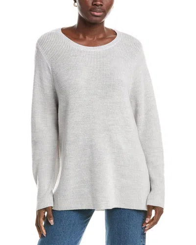 Eileen Fisher Wool Pullover In Gray