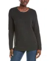 Eileen Fisher Textured Wool Sweater In Gray