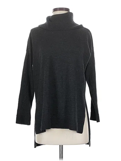 Pre-owned Eileen Fisher Wool Pullover Sweater In Gray