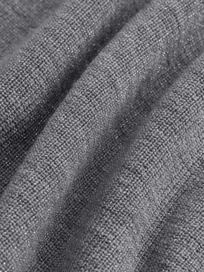 Eileen Fisher Wool Shimmer Cardigan In Regenerative Wool In Mercury