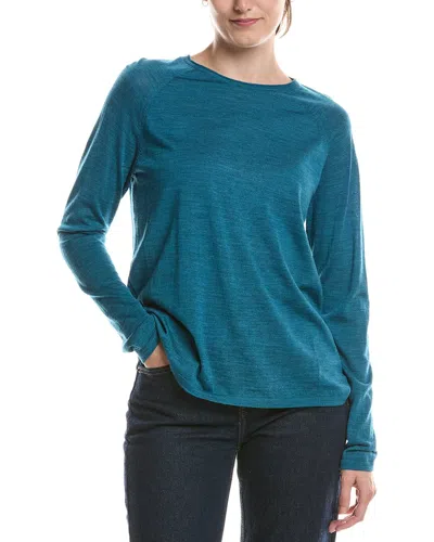 Eileen Fisher Wool Sweater In Blue