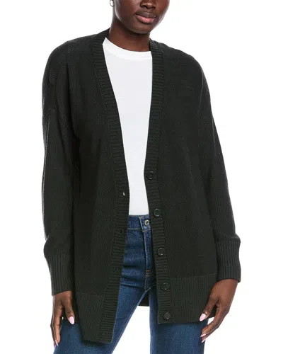 Eileen Fisher Wool Turtleneck Sweater In Black