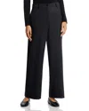 Eileen Fisher Wool Wide Leg Pants In Multi