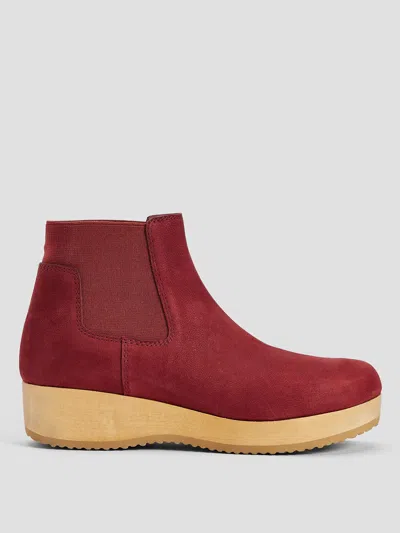 Eileen Fisher Words Oiled Nubuck Clog Bootie In Multi