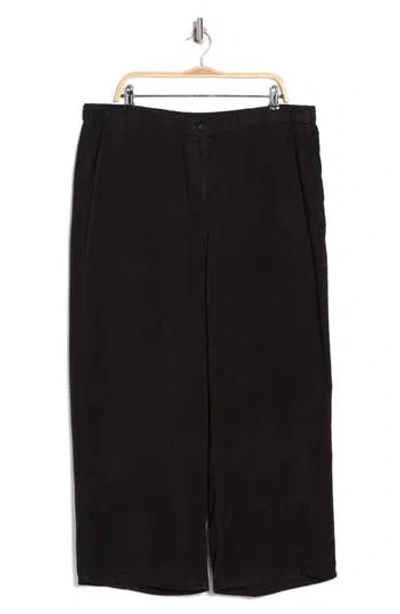 Eileen Fisher Woven Ankle Pants In Black