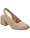 Eileen Fisher Stretch Canvas Slingback Pumps In Pink