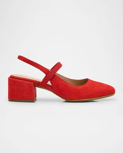 Eileen Fisher Zeny Slingback Pump In Cinnabar