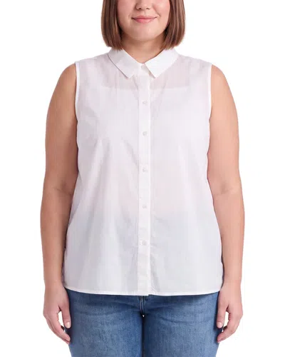 Eileen Fisher Plus Shirt In White