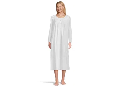 Eileen West Ballet Nightgown Long Sleeve In White