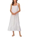 Eileen West Sleeveless Cotton Lawn Ballet Nightgown In White