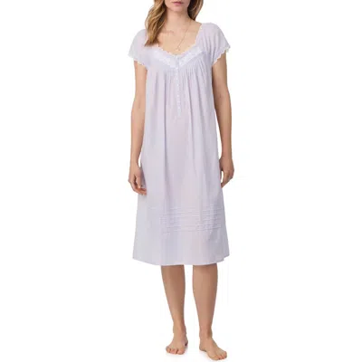 Eileen West Cap Sleeve Waltz Nightgown In Purple