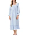 Eileen West Cotton Ballet Nightgown In Light Blue