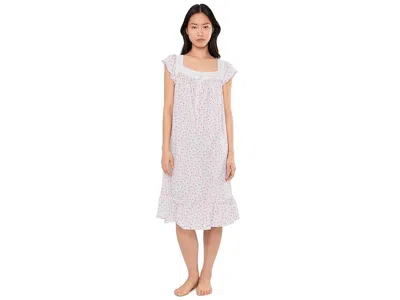Eileen West Cotton Lawn Cap Sleeve Waltz Nightgown In Multi