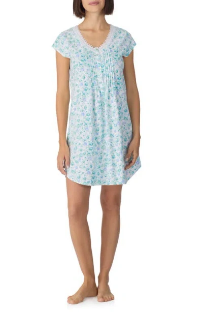 Eileen West Cotton Short Nightgown In Multi