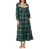 Eileen West Flannel Ballet Nightgown In Green