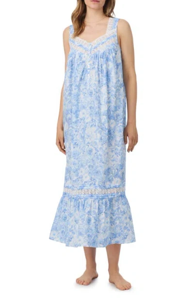 Eileen West Floral Print Cotton Lawn Ballet Nightgown