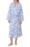Eileen West Floral Quilted Cotton Blend Ballet Robe In Multi