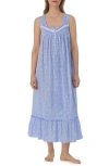 EILEEN WEST EILEEN WEST FLORAL SLEEVELESS COTTON BALLET NIGHTGOWN