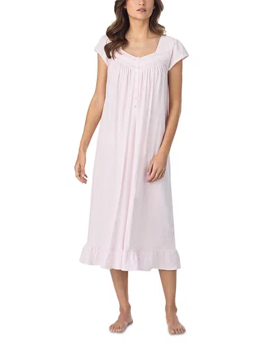 Eileen West Knit Cap Sleeve Ballet Nightgown In Multi