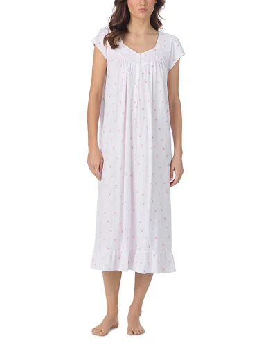 Eileen West Knit Cap Sleeve Ballet Nightgown In White