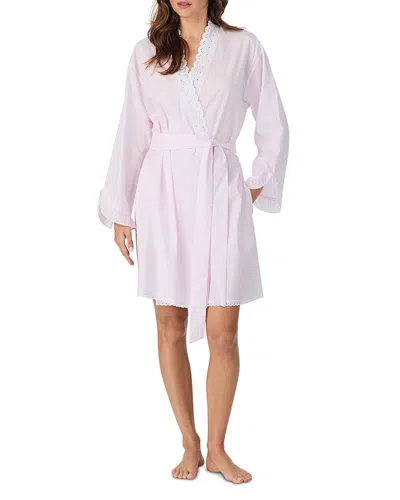 Eileen West Lawn Short Wrap Robe - Exclusive In Purple