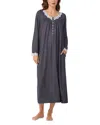 Eileen West Long Sleeve Ballet Nightgown In Gray