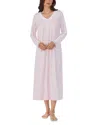 Eileen West Long Sleeve Ballet Nightgown In Pink