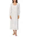 Eileen West Long Sleeve Cotton Lawn Ballet Nightgown In White