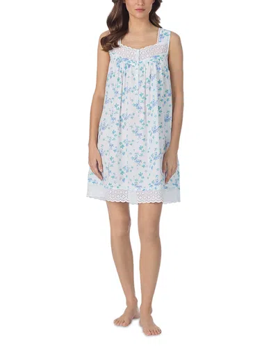 Eileen West Sleeveless Chemise Nightdress - Exclusive In Blue