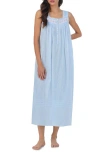 Eileen West Sleeveless Cotton Ballet Nightgown In Blue