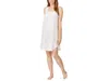 Eileen West Cotton Lace-trim Short Nightgown In White