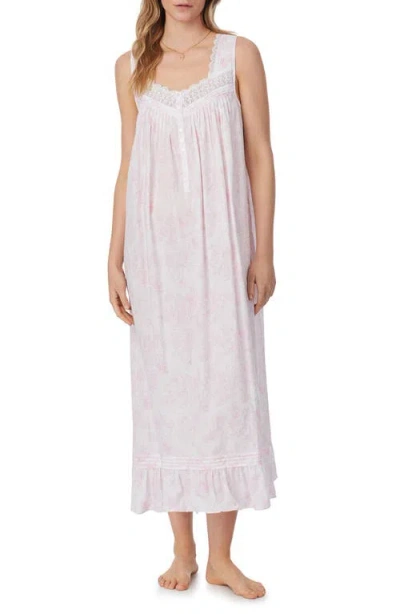 EILEEN WEST EILEEN WEST SLEEVELESS COTTON LAWN BALLET NIGHTGOWN