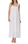Eileen West Sleeveless Cotton Lawn Ballet Nightgown In White