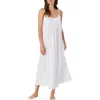 Eileen West Sleeveless Ruffle Trim Ballet Nightgown In White