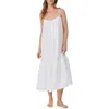 Eileen West Strappy Cotton Gauze Nightgown In White