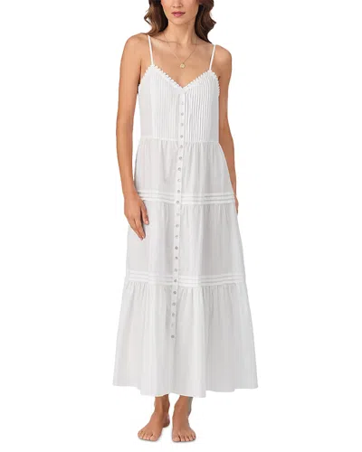 Eileen West Strappy Lawn Ballet Nightgown In White