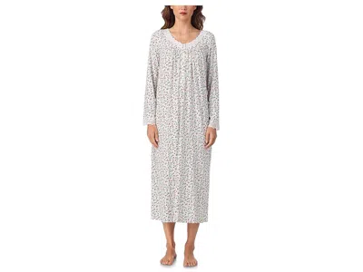 Eileen West Sweater Knit 50 Ballet Long Sleeve Nightgown In White