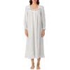 Eileen West Vintage Print Ballet Nightgown In White