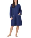 Eileen West Waltz Zip Robe In Blue