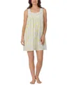 Eileen West Women's Cotton Sleeveless Short Chemise