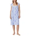 Eileen West Floral Cap Sleeve Waltz Nightgown