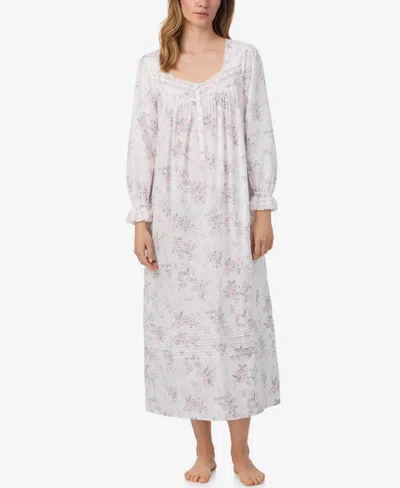 Eileen West Women's Long Sleeve Ballet Nightgown In Pink