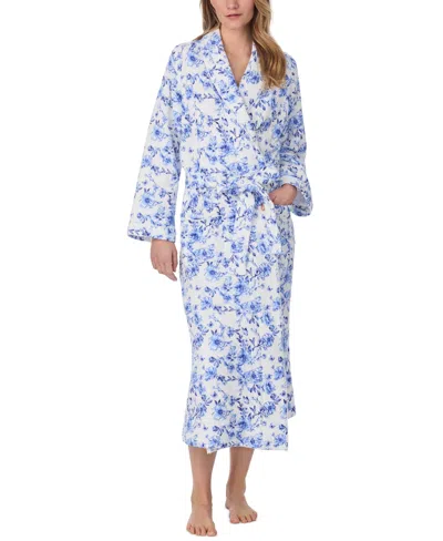 Eileen West Women's Silky Waffle-knit Ballet Robe