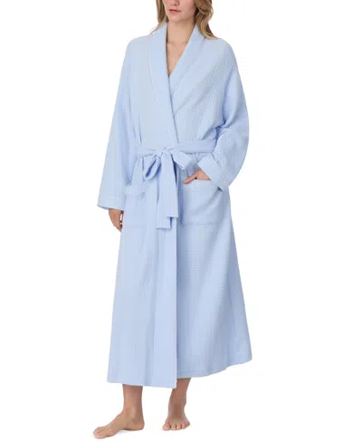 Eileen West Women's Silky Waffle-knit Ballet Robe