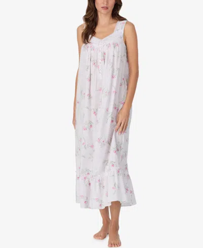 Eileen West Women's Sleeveless Ballet Nightgown In White