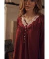 Eileen West Women's Sweater-knit Ballet Nightgown In Berry