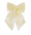 EIRENE LACE AND SEQUIN BOW