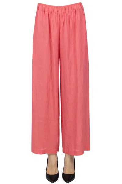 Eka Cropped Trousers In Pink