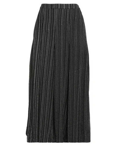 Eka Woman Maxi Skirt Black Size M Wool